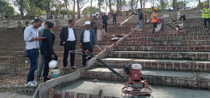 त्रिवि क्रिकेट रंगशालामा प्यारापिट ढलान सुरु
