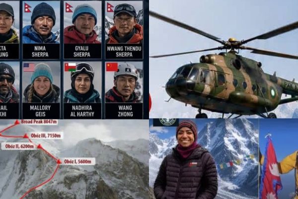 ब्रोड पिक हिमपहिरो: दुई पर्वतारोहीको शव स्कार्दु ल्याइयो, खोज अभियान आइतबार पुनः सुरु हुने ब्रोड पिक हिमपहिरो: दुई पर्वतारोहीको शव स्कार्दु ल्याइयो, खोज अभियान आइतबार पुनः सुरु हुने